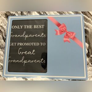 Black & White Grandparent Promotion Frame